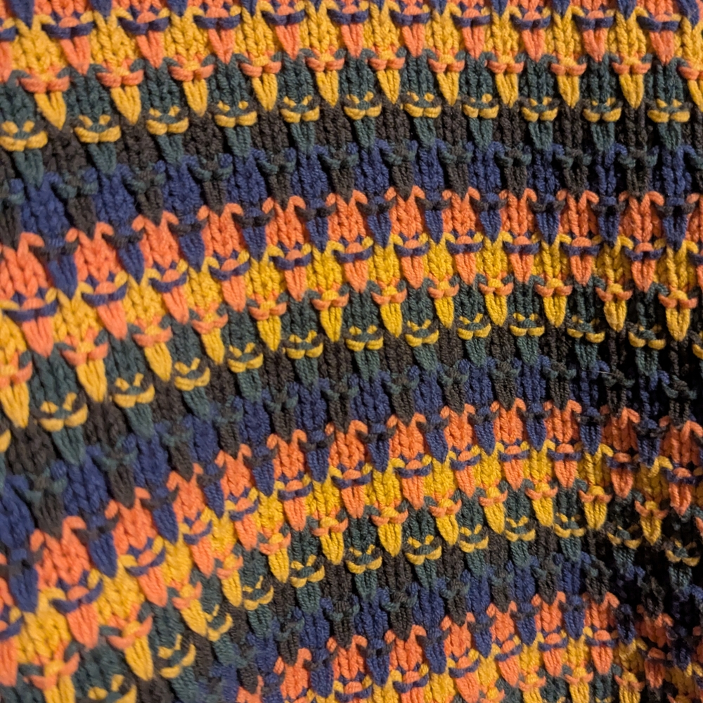Colorful Knit Women's Sweater - Picture 3 of 4